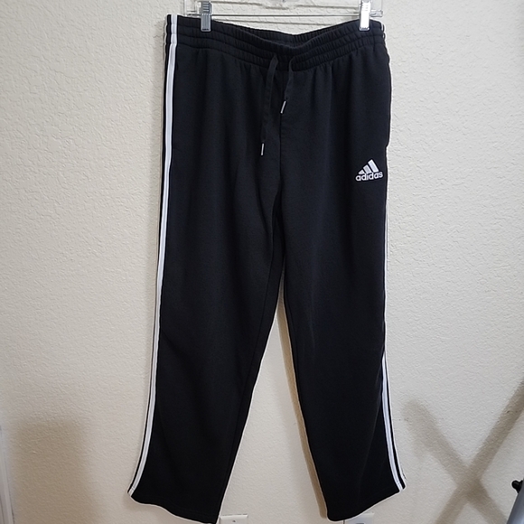 Adidas Pants Wide Legs Blue Men's Size XL - Picture 1 of 8